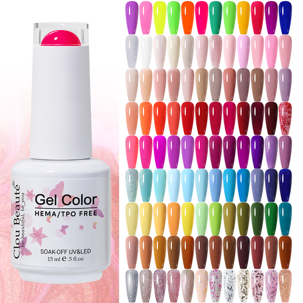 Nail Art Queen - Clou Beaute Gel Nail Polish Neon