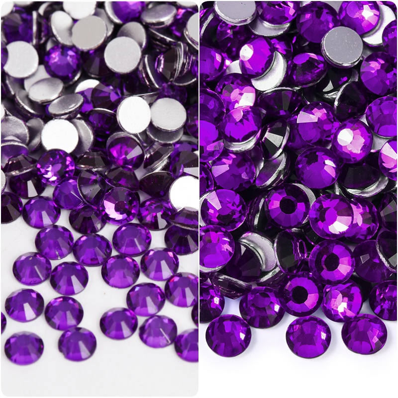 Nail Art Queen - 1440Pcs SS4-SS30 Glass Crystal Non Hotfix