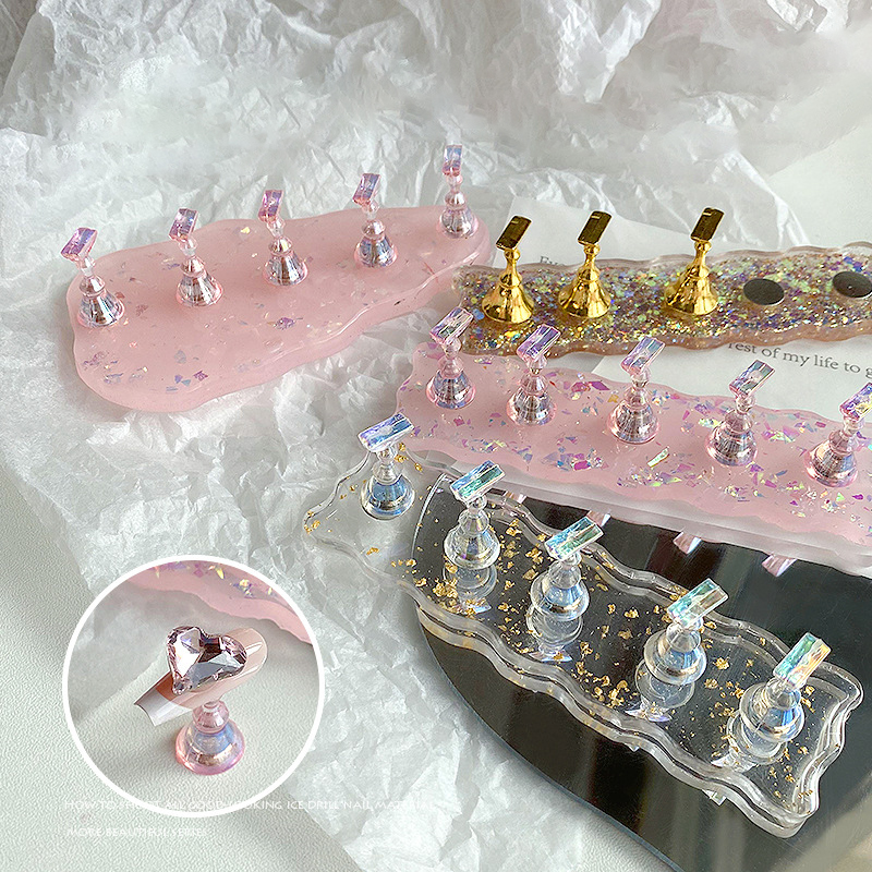 Nail Art Motif - Aurora Magnetic Nail Holder Practice Display