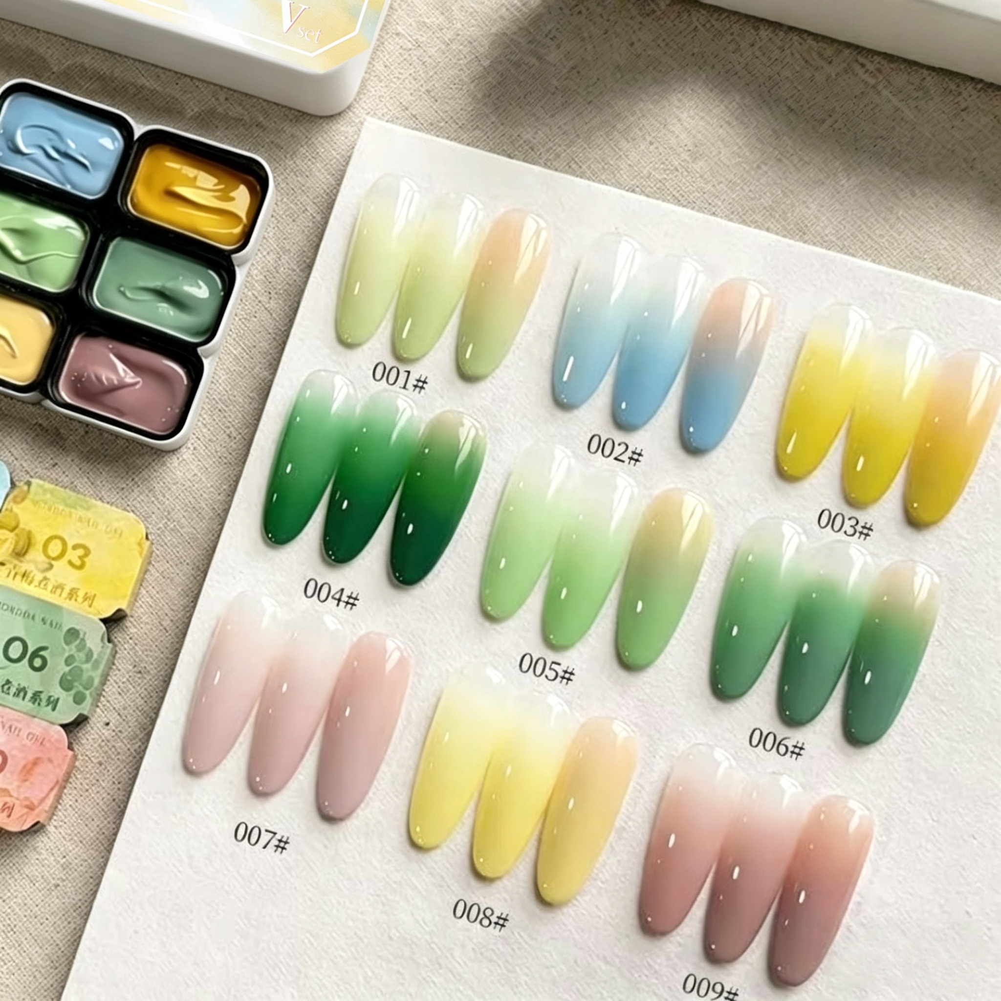 9-color solid nail polish,Bean - مراجعة Nail Art Painting وسعره