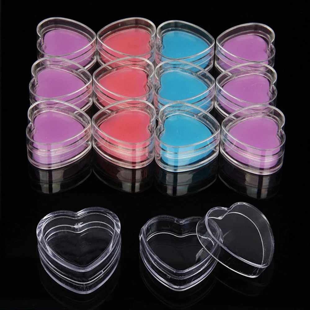 3/6pcs Heart-Shape Diamond Pai - مراجعة Nail Art Painting وسعره
