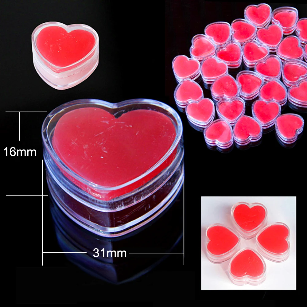 3/6pcs Heart-Shape Diamond Pai - مراجعة Nail Art Painting وسعره