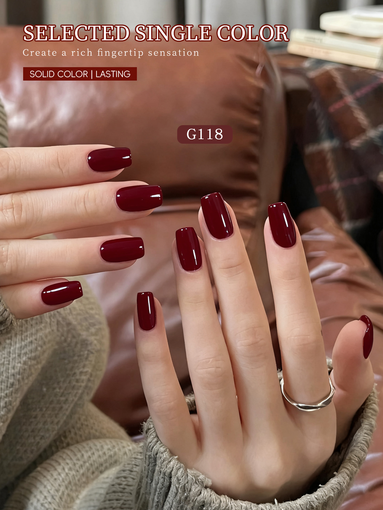 1Pc 15ML Wine Red Nail Gel Sem - مراجعة Nail Art Red Wine وسعره