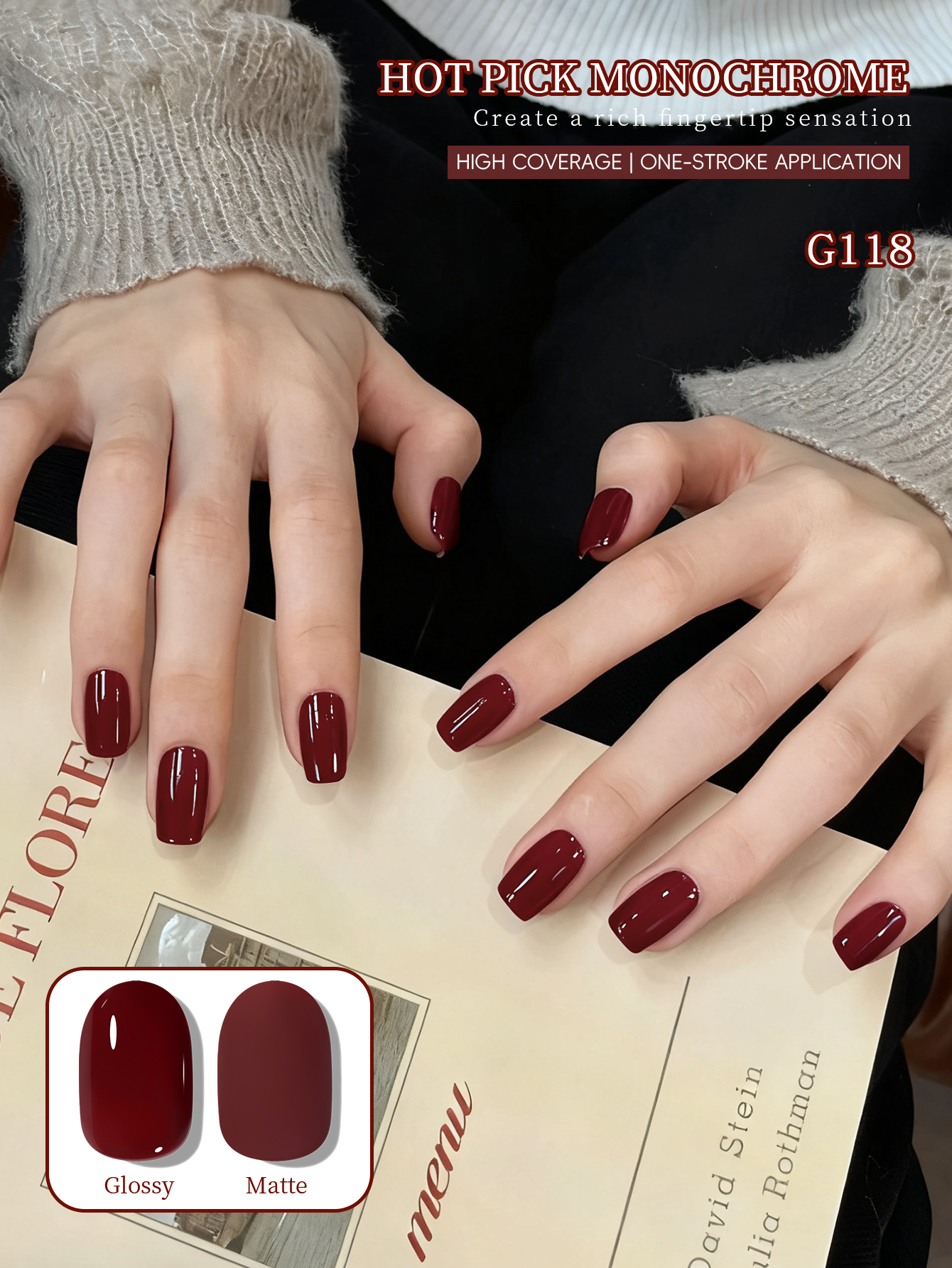 1Pc 15ML Wine Red Nail Gel Sem - مراجعة Nail Art Red Wine وسعره