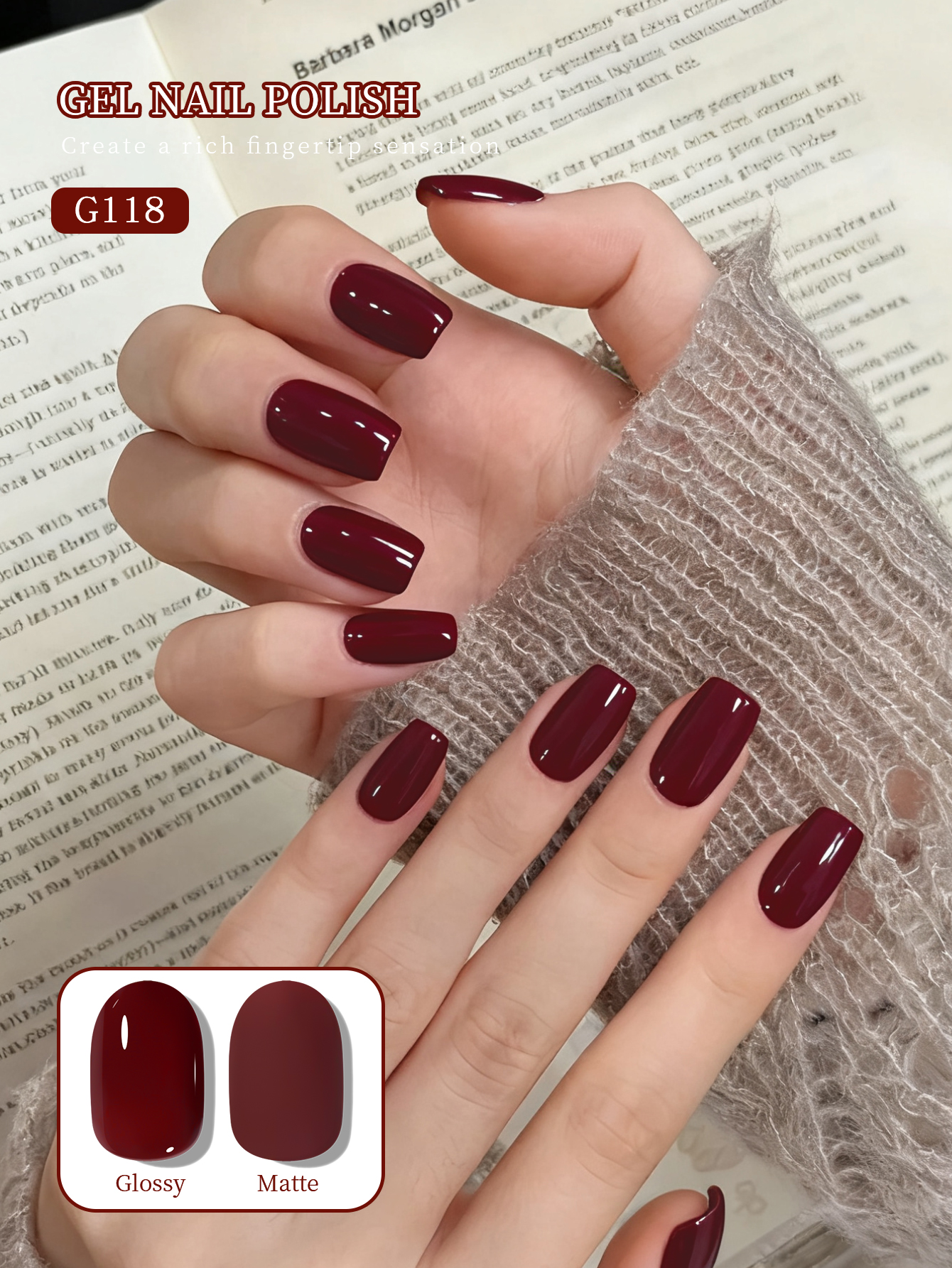 1Pc 15ML Wine Red Nail Gel Sem - مراجعة Nail Art Red Wine وسعره