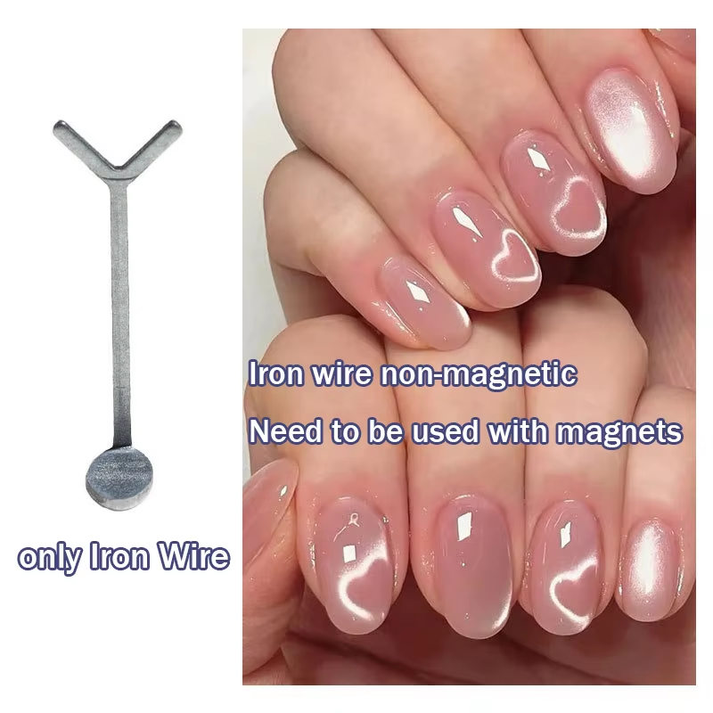 Y-shaped Love Heart Magnetic S - مراجعة Nail Art Love وسعره