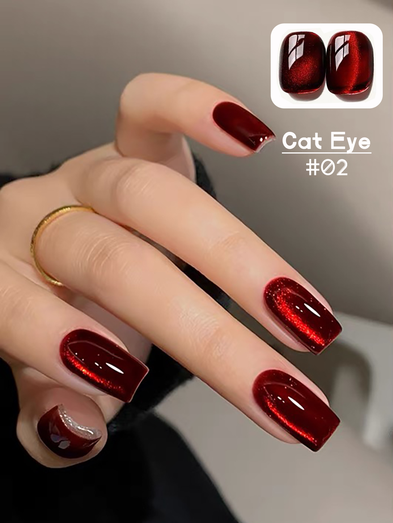 1-12pcs TC Cherry Wine Red Tra - مراجعة Nail Art Red Wine وسعره
