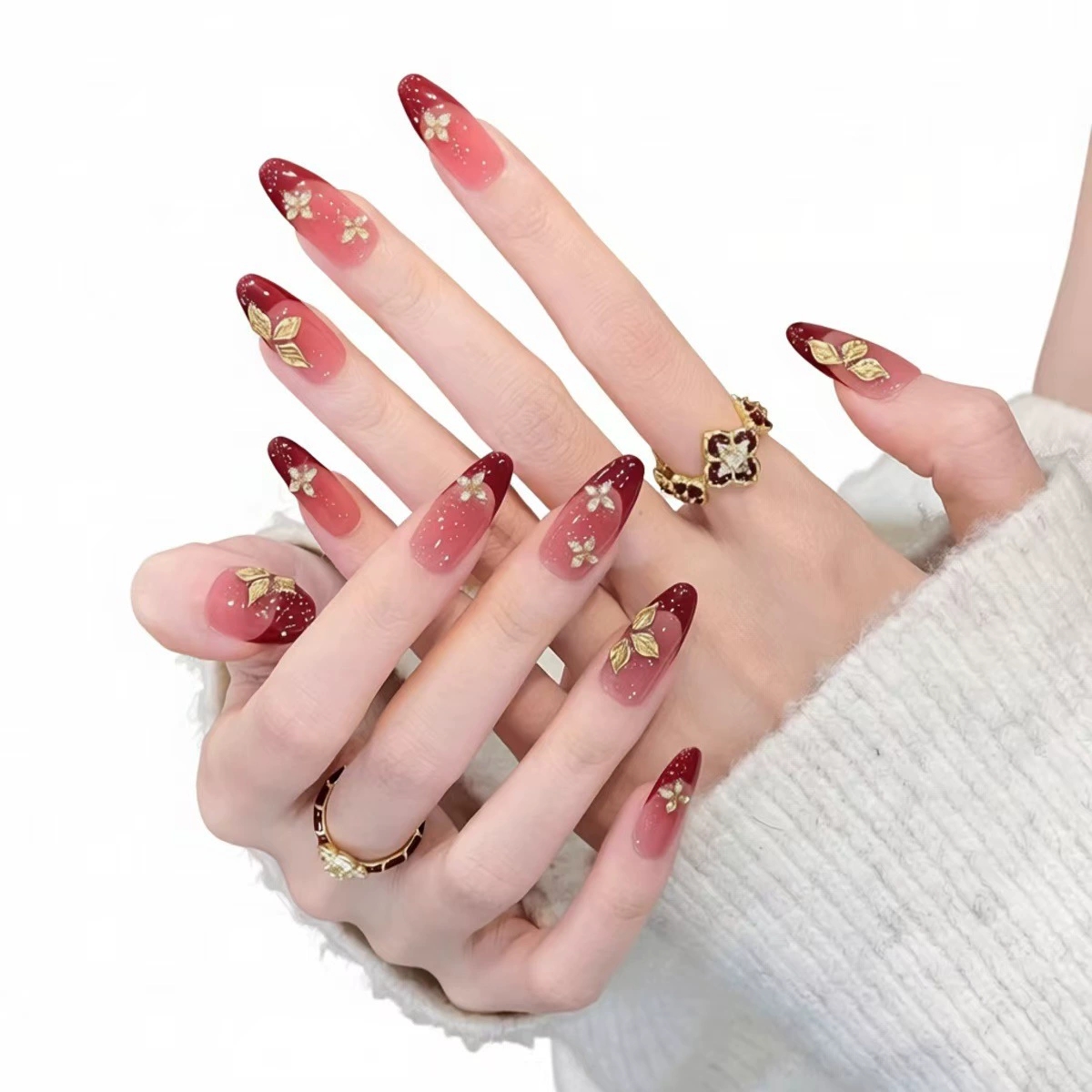 Sweet Cool Wine Red Gradient P - مراجعة Nail Art Red Wine وسعره