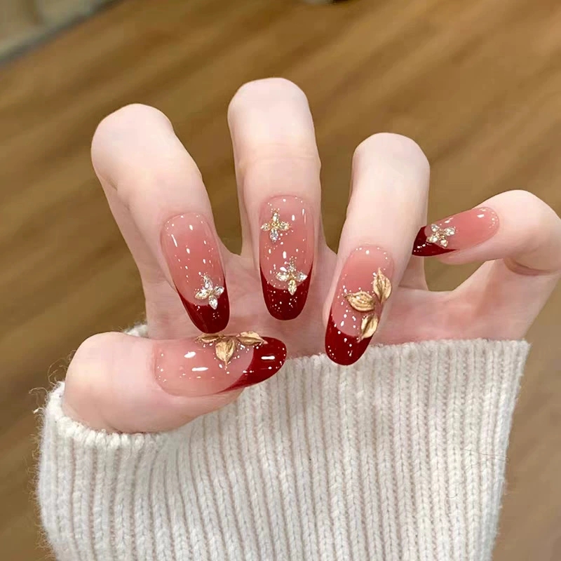 Sweet Cool Wine Red Gradient P - مراجعة Nail Art Red Wine وسعره