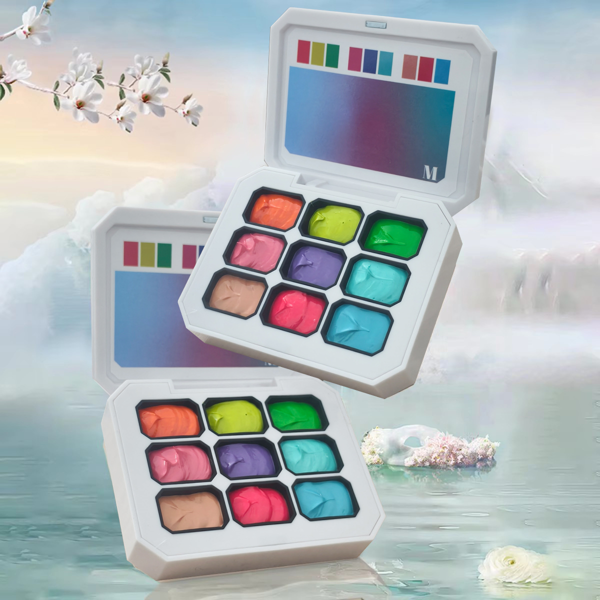 1pc 9-color solid nail polish  - مراجعة Nail Art Painting وسعره