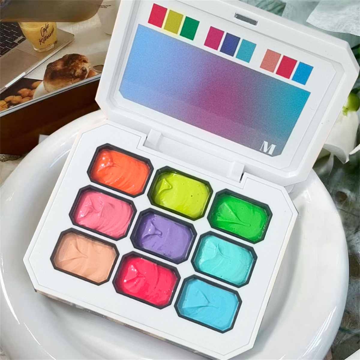 1pc 9-color solid nail polish  - مراجعة Nail Art Painting وسعره