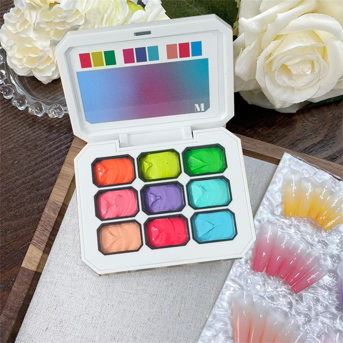 1pc 9-color solid nail polish  - مراجعة Nail Art Painting وسعره