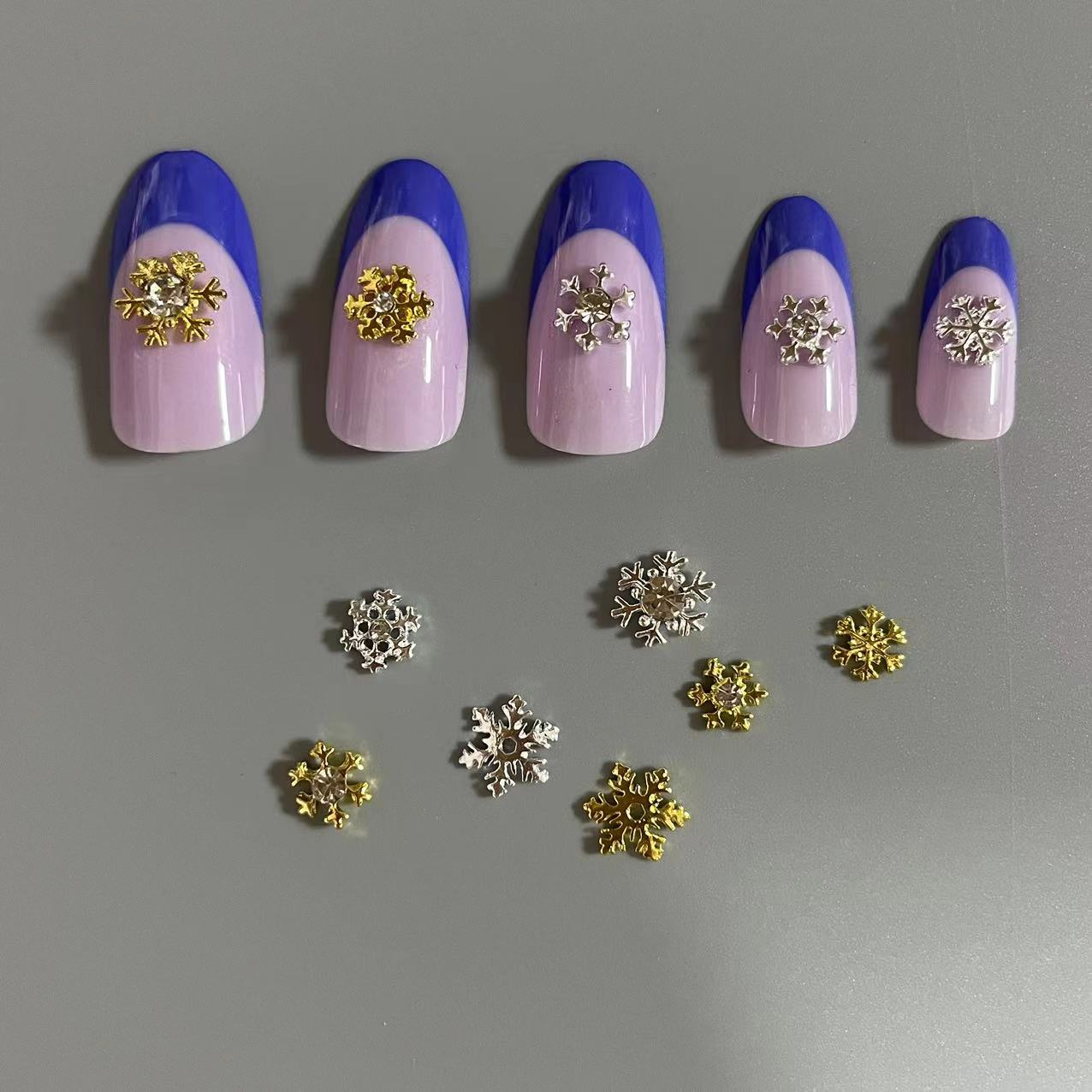 60pcs Winter Snow Queen Christ - مراجعة Nail Art Queen وسعره