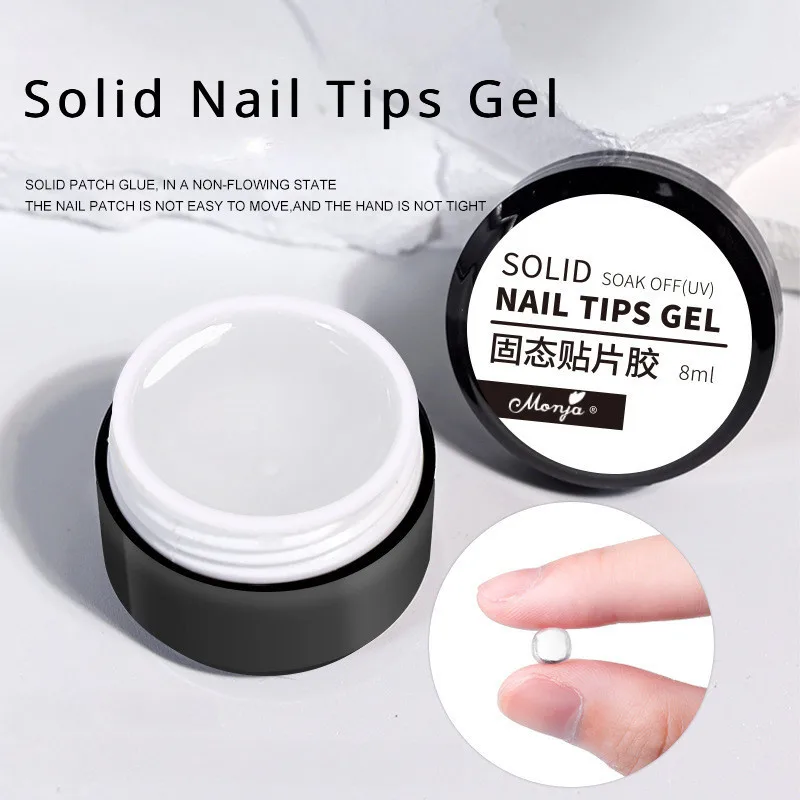 3pcs/set Solid Nail Tips Gel S - مراجعة Nail Gel Polish Set وسعره