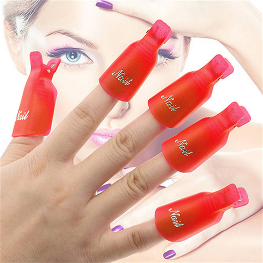 10 pieces Nail Art Soak off Ca - مراجعة Nail Art Remove وسعره