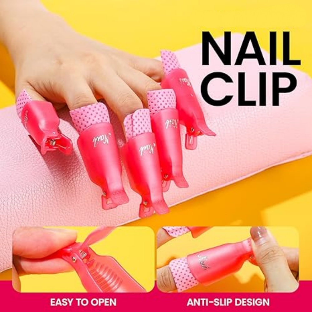10 pieces Nail Art Soak off Ca - مراجعة Nail Art Remove وسعره