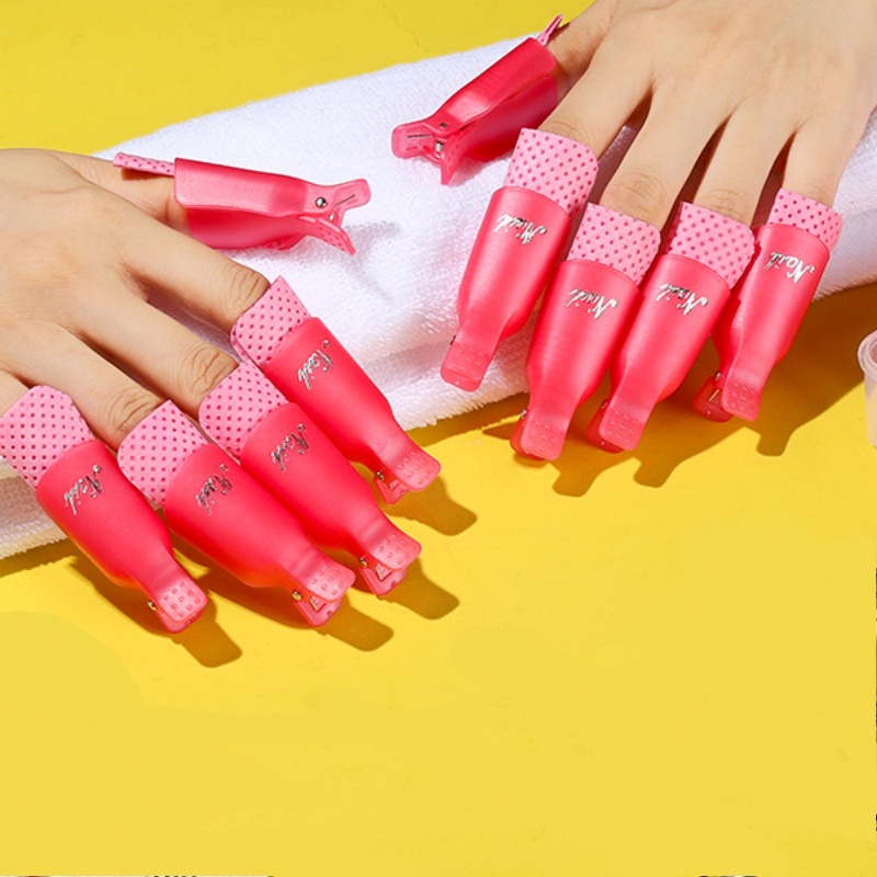 10 pieces Nail Art Soak off Ca - مراجعة Nail Art Remove وسعره