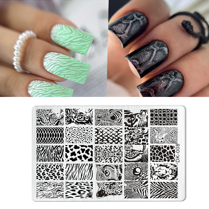 Animal Image Snake Leopard Nai - مراجعة Nail Art Zebra Design وسعره