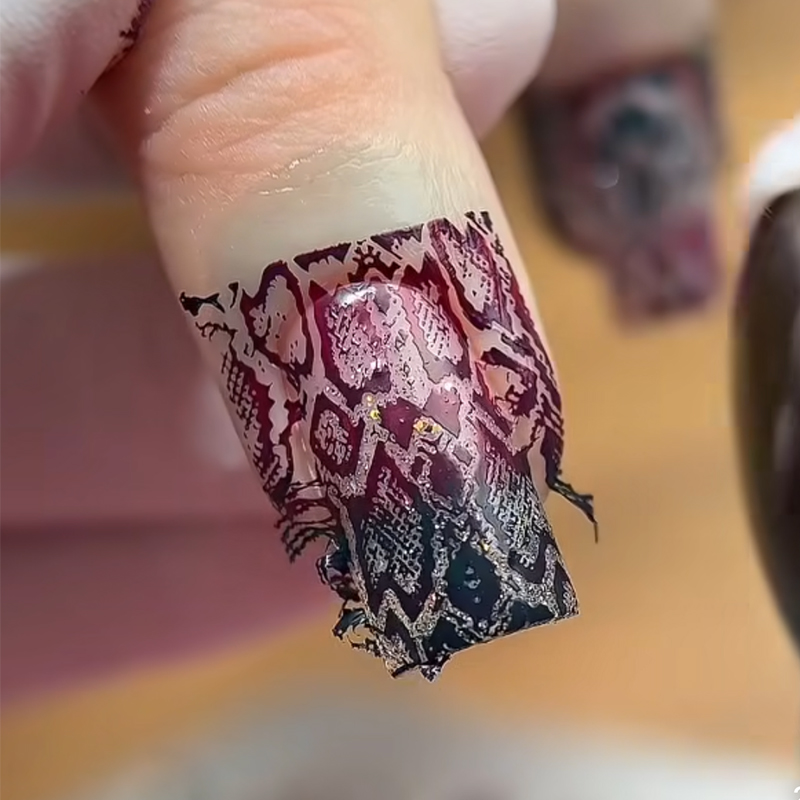 Animal Image Snake Leopard Nai - مراجعة Nail Art Zebra Design وسعره