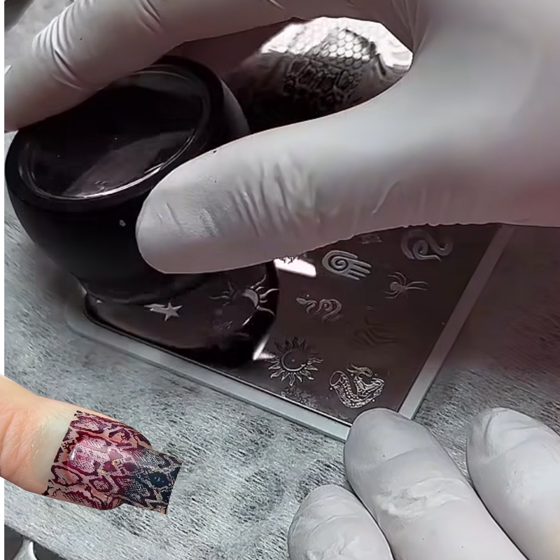 Animal Image Snake Leopard Nai - مراجعة Nail Art Zebra Design وسعره