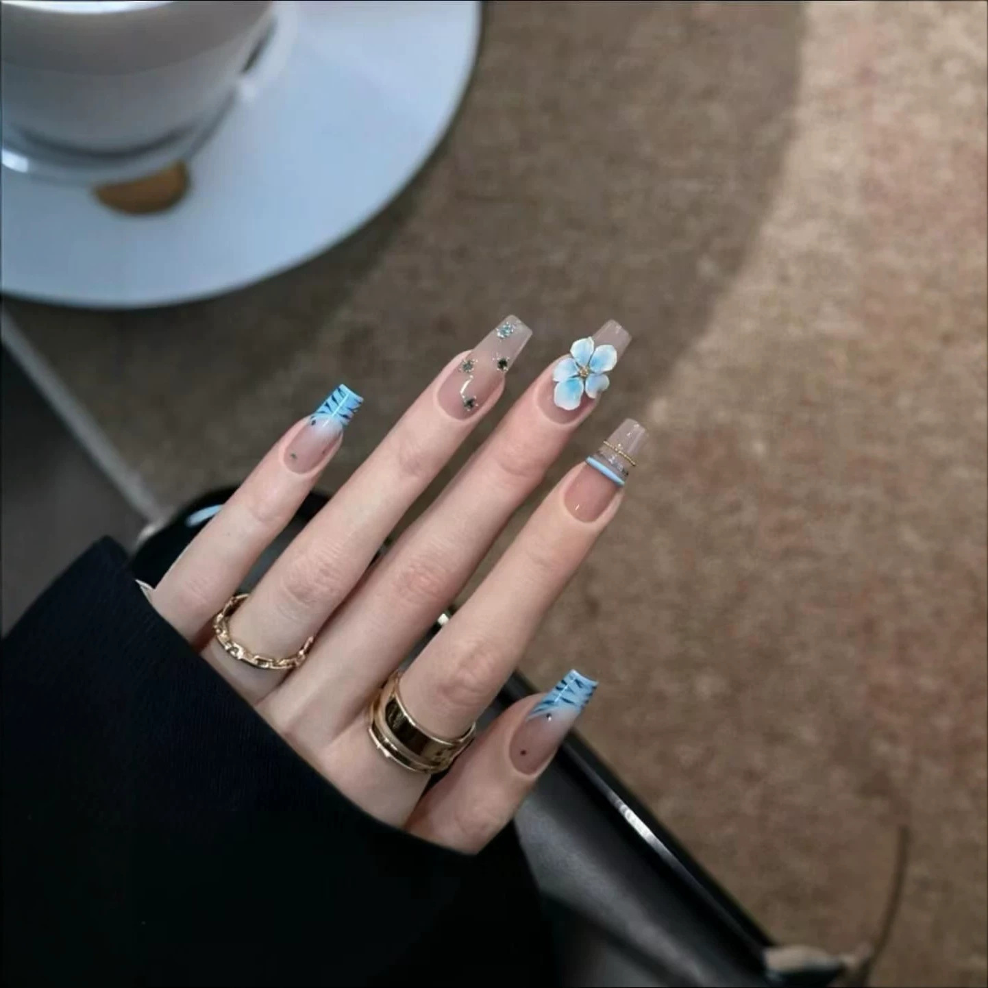 10pcs Handmade Middle Press On - مراجعة Nail Art Zebra Design وسعره