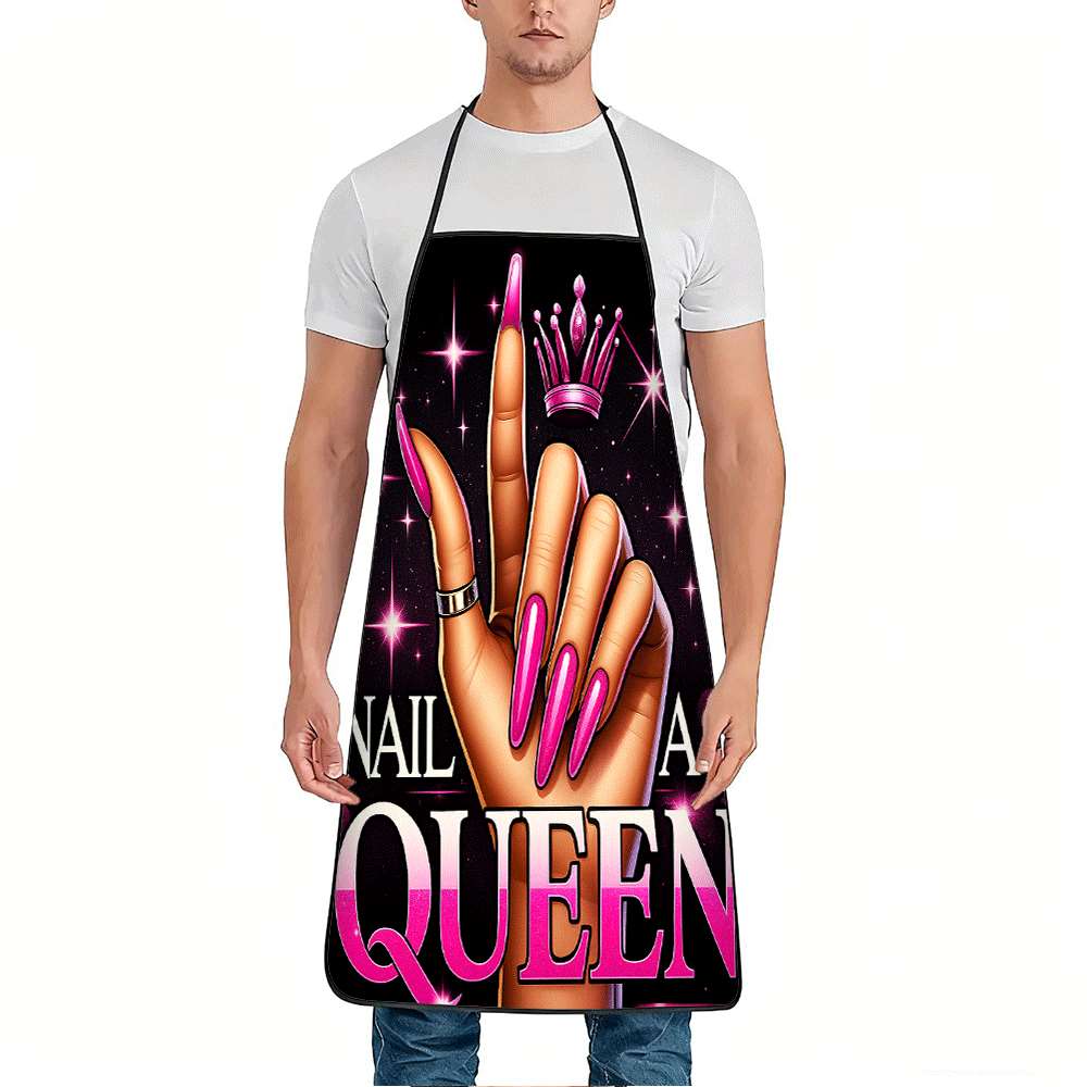 1 Trendy Nail Art-Themed Apron - مراجعة Nail Art Queen وسعره