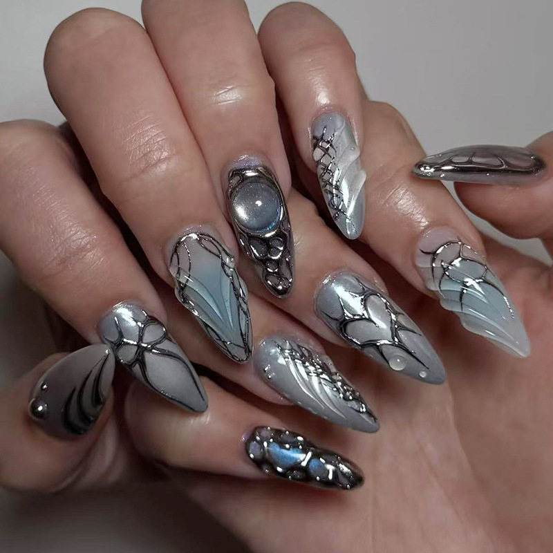 24pcs Wearable Press on Nails  - مراجعة Nail Art Love وسعره
