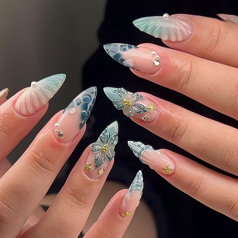 24pcs Wearable Press on Nails  - مراجعة Nail Art Love وسعره