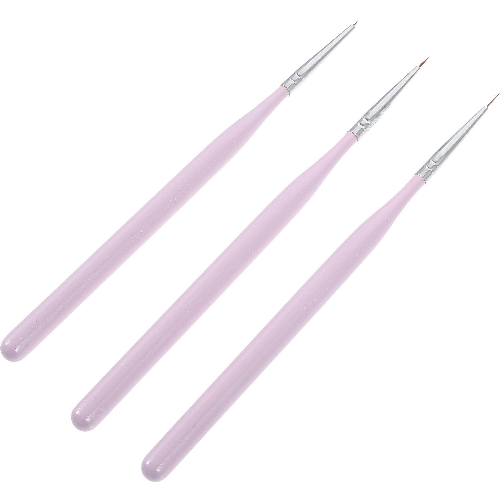 3Pcs Nail Art Brush Set Fine T - مراجعة Nail Gel Polish Set وسعره