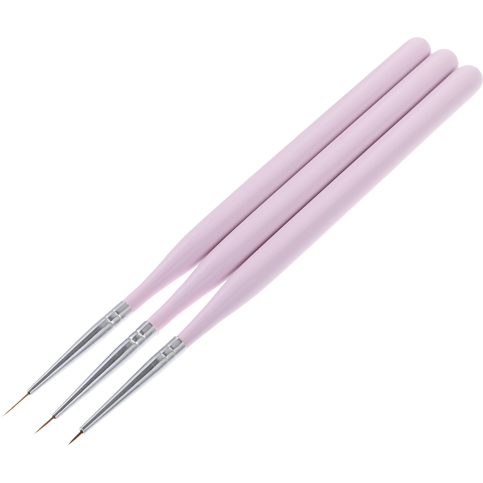 3Pcs Nail Art Brush Set Fine T - مراجعة Nail Gel Polish Set وسعره
