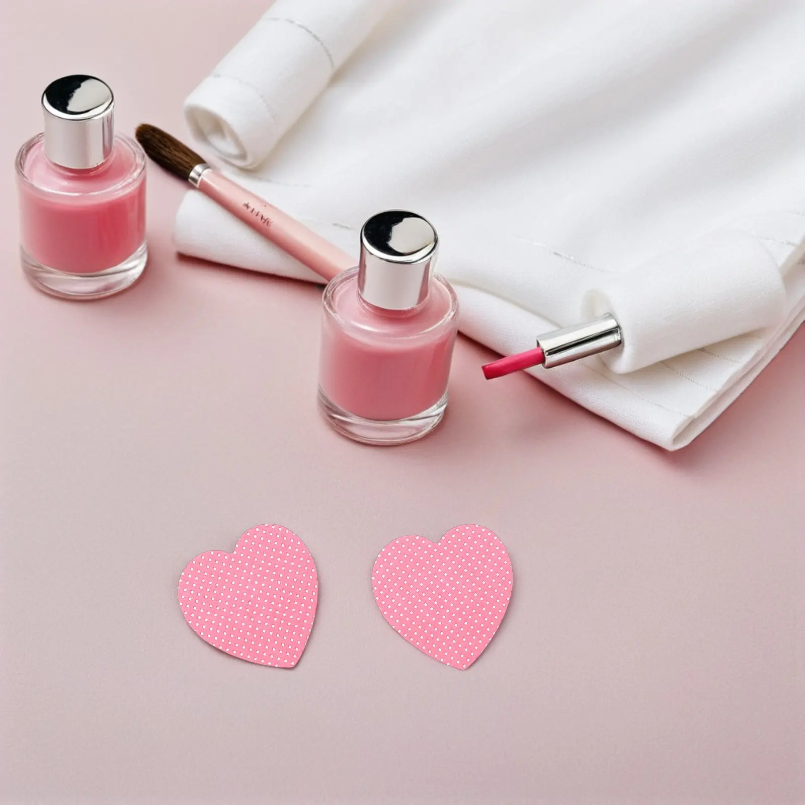 Heart Shaped Lint-Free Nail Wi - مراجعة Nail Art Remove وسعره