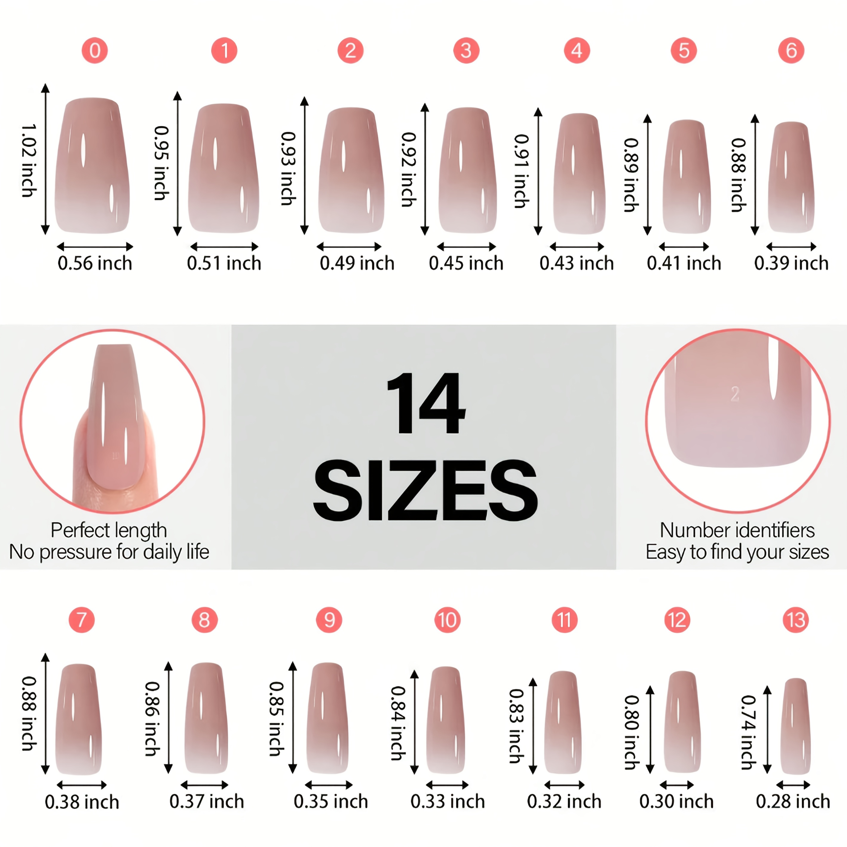 112pcs/140pcs1Box 5-color shor - مراجعة Nail Art Oval وسعره