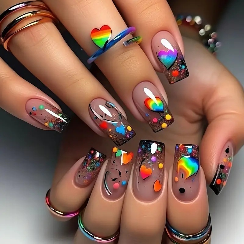 24PCS Nude Press on Nails Shor - مراجعة Nail Art Love وسعره