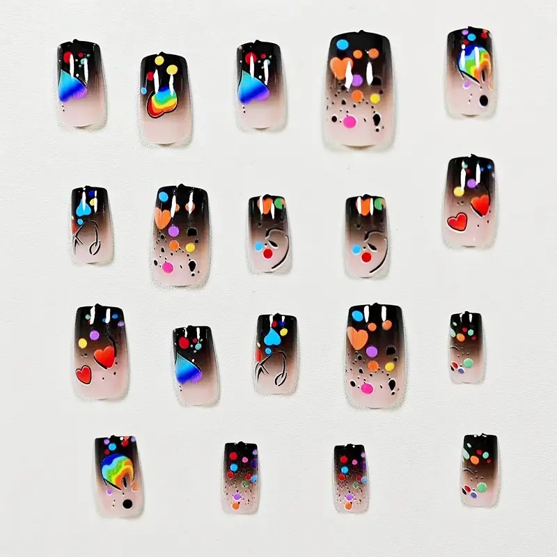 24PCS Nude Press on Nails Shor - مراجعة Nail Art Love وسعره