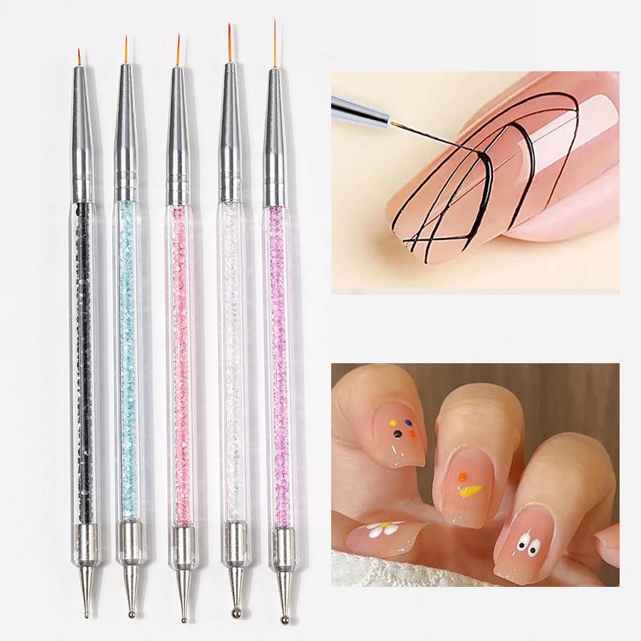 Dual-ended Acrylic Nail Art Br - مراجعة Nail Gel Polish Set وسعره