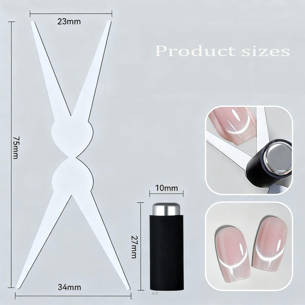3D Double Headed Nails French  - مراجعة Nail Gel Polish Set وسعره