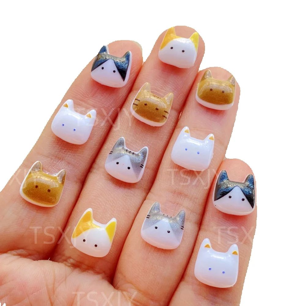 50pcs Cute Mini Cartoon Animal - مراجعة Nail Art Motif وسعره