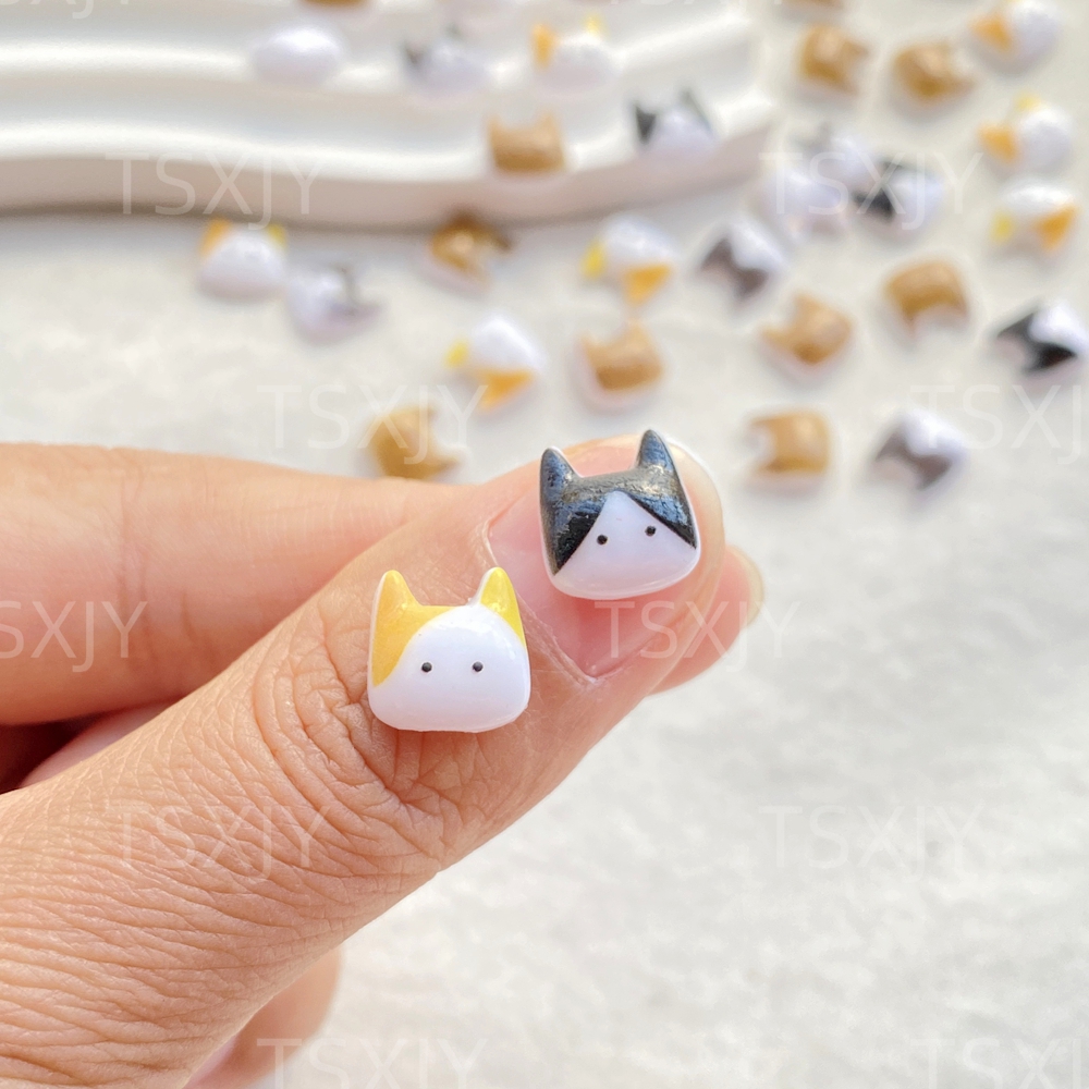 50pcs Cute Mini Cartoon Animal - مراجعة Nail Art Motif وسعره