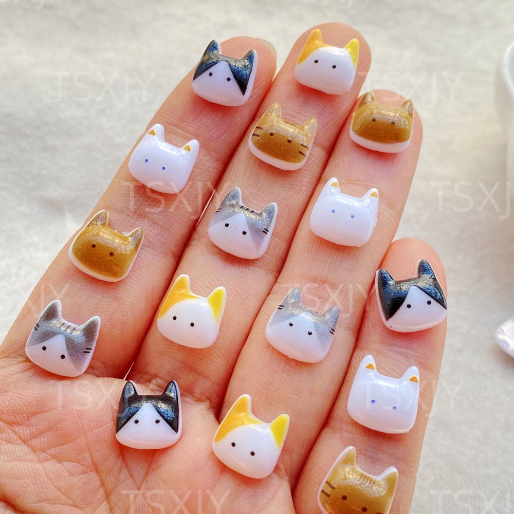 50pcs Cute Mini Cartoon Animal - مراجعة Nail Art Motif وسعره