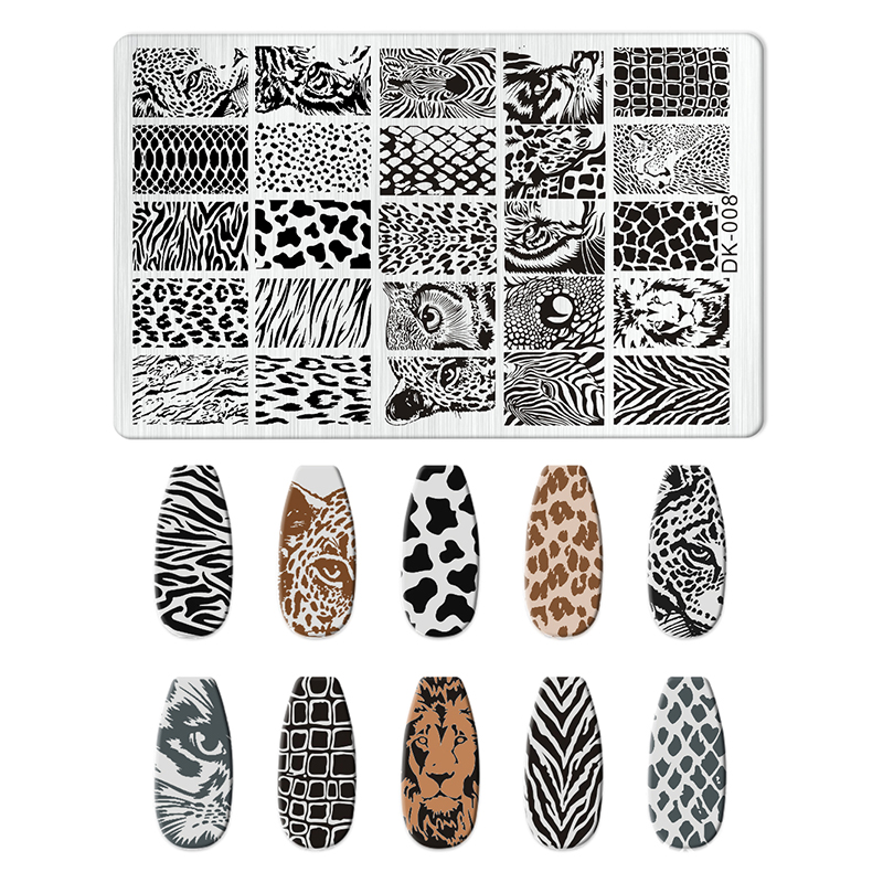 Animal Image Snake Leopard Nai - مراجعة Nail Art Zebra Design وسعره