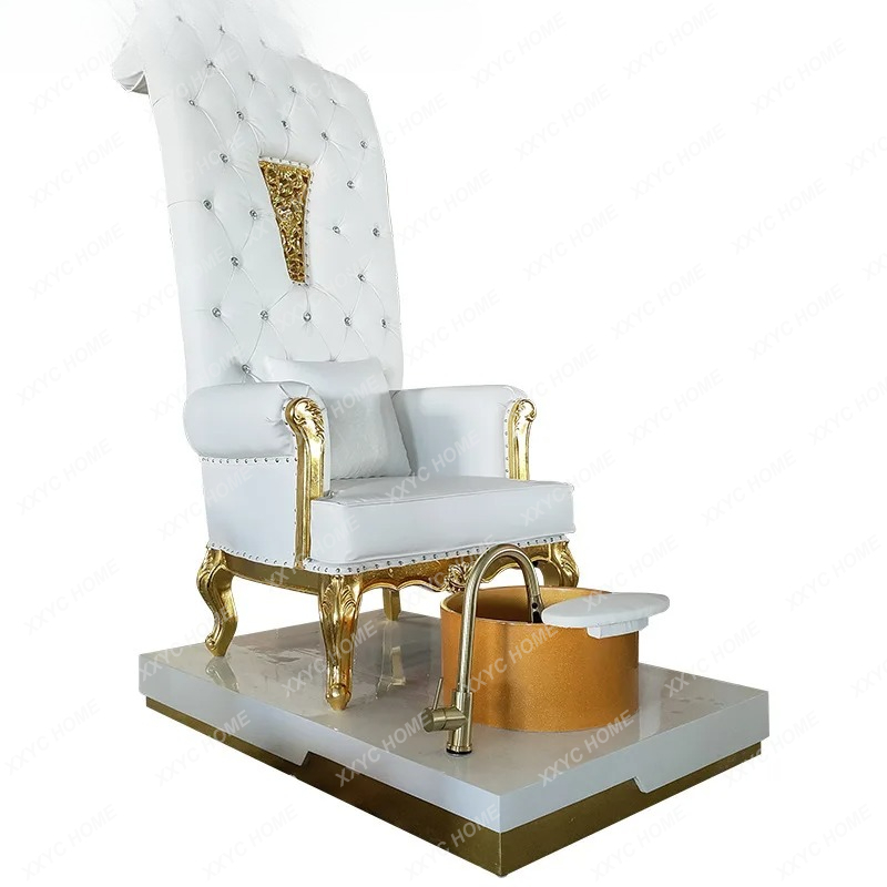 Nail Art Foot Bath Chair Golde - مراجعة Nail Art Queen وسعره