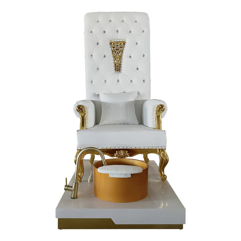 Nail Art Foot Bath Chair Golde - مراجعة Nail Art Queen وسعره