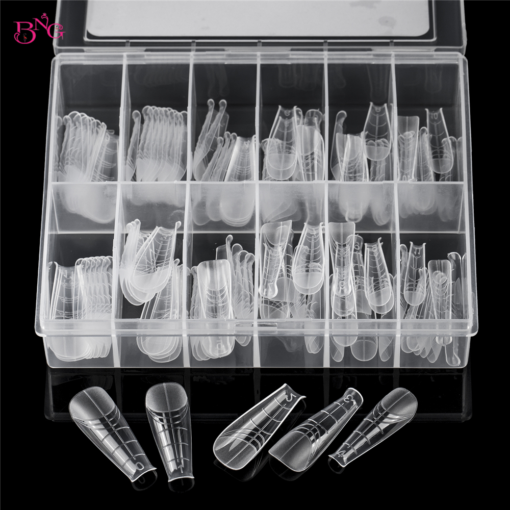 BNG 140PCS Dual Nail Forms for - مراجعة Nail Art Oval وسعره