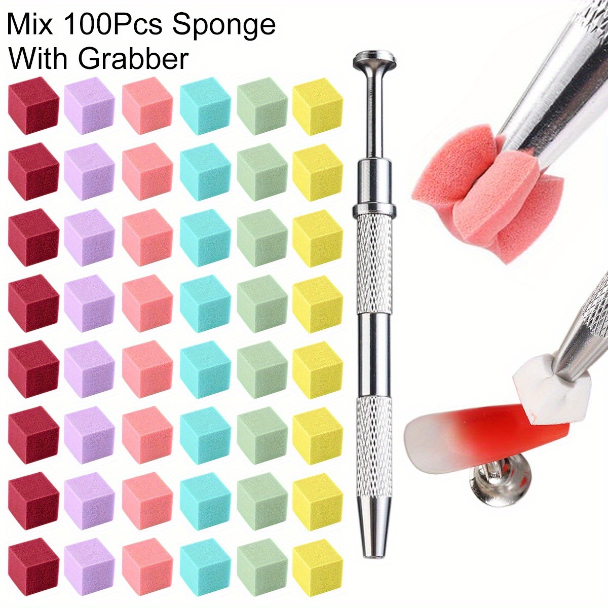 1/50/100Pcs Square Nail Art Sp - مراجعة Nail Gel Polish Set وسعره