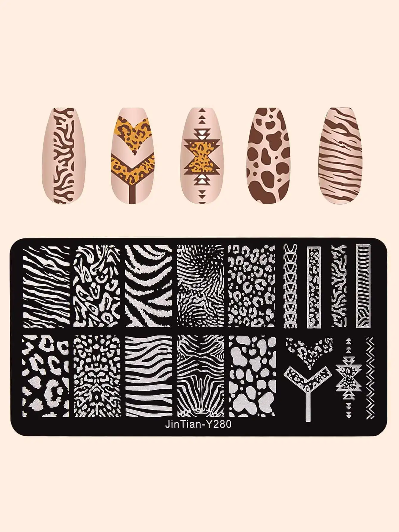 1sheet Zebra Striped Gel Polis - مراجعة Nail Art Zebra Design وسعره