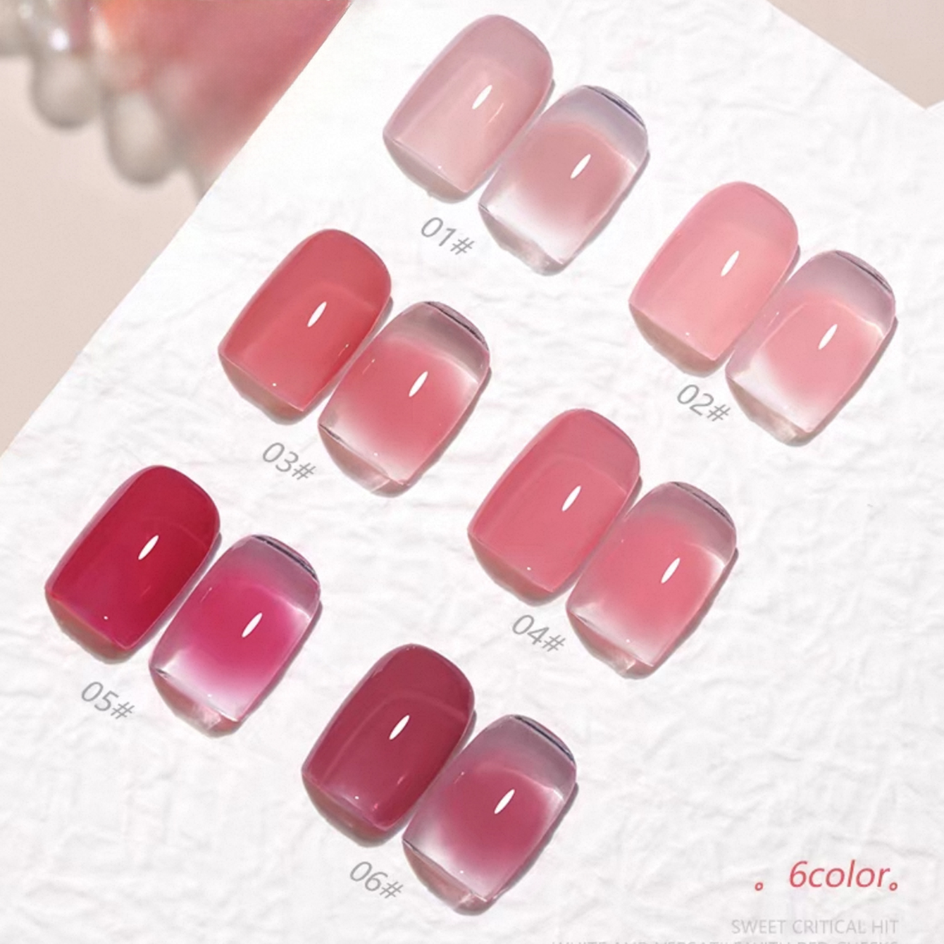 MIANEL 1PCS Ice Clear Pink Nud - مراجعة Nail Art Red Wine وسعره