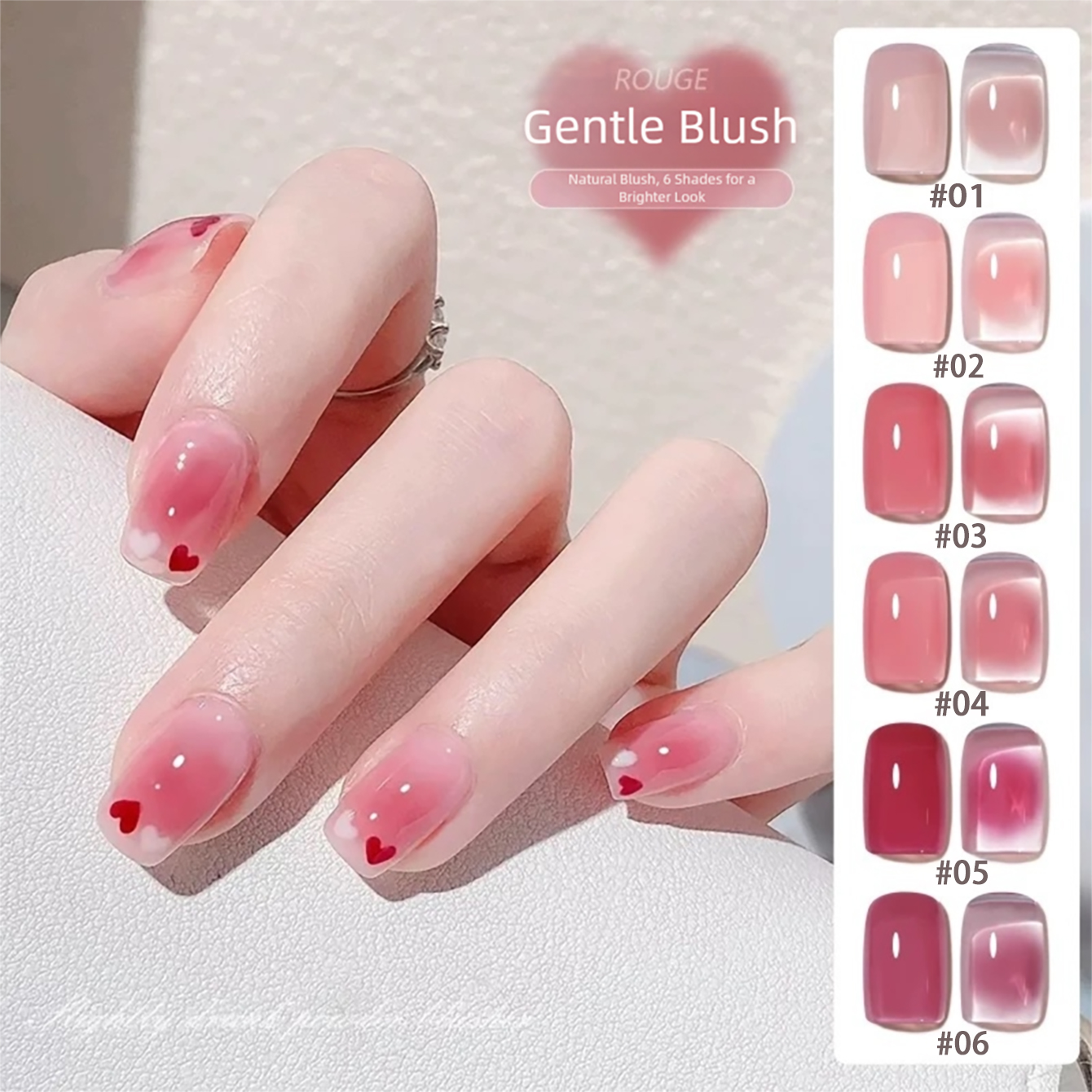 MIANEL 1PCS Ice Clear Pink Nud - مراجعة Nail Art Red Wine وسعره