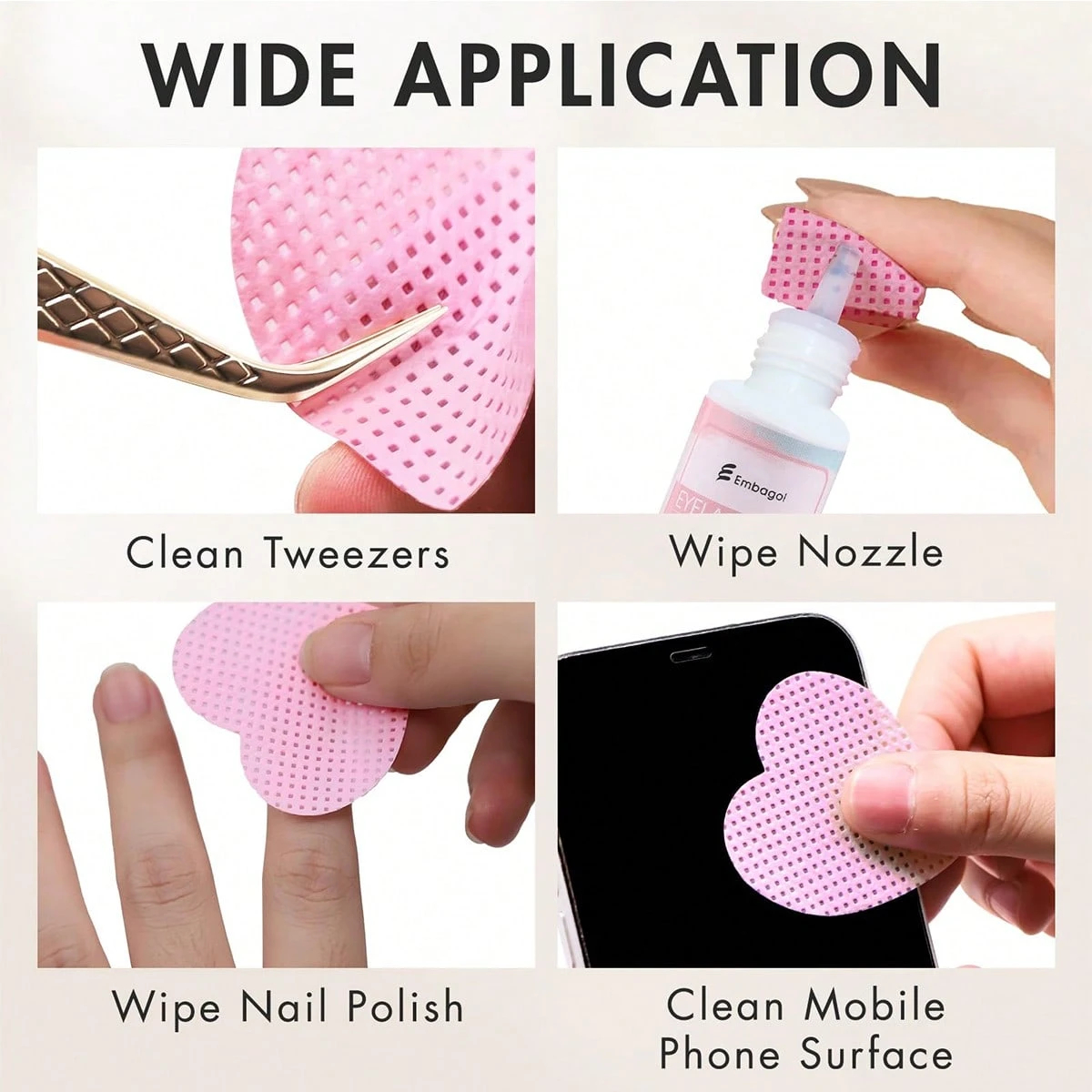 LINMANDA 200 Pieces of Lint-Fr - مراجعة Nail Art Remove وسعره