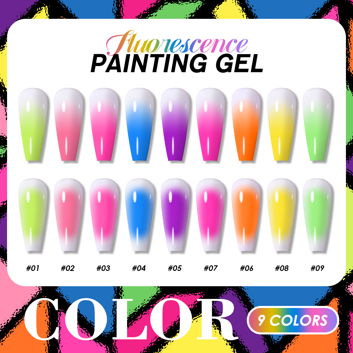 9-color solid nail polish ，pat - مراجعة Nail Art Painting وسعره