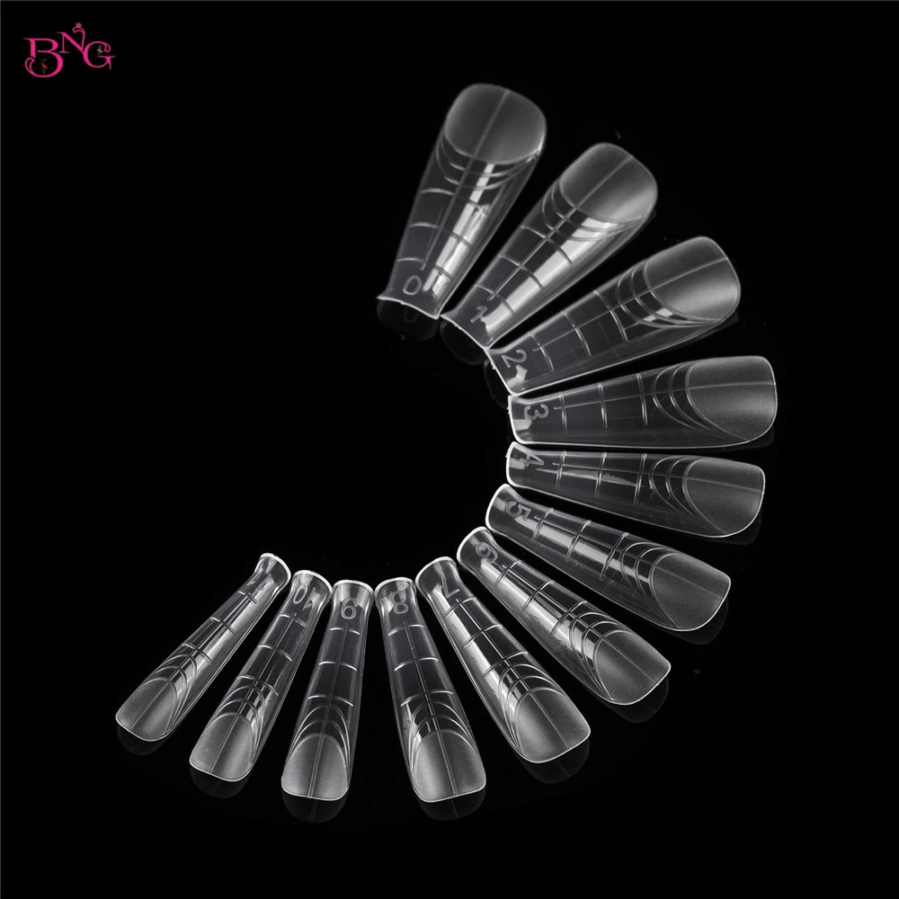 BNG 140PCS Dual Nail Forms for - مراجعة Nail Art Oval وسعره